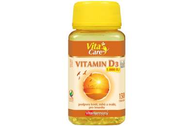 VITAHARMONY Vitamin D3 1000IU 150 tob.